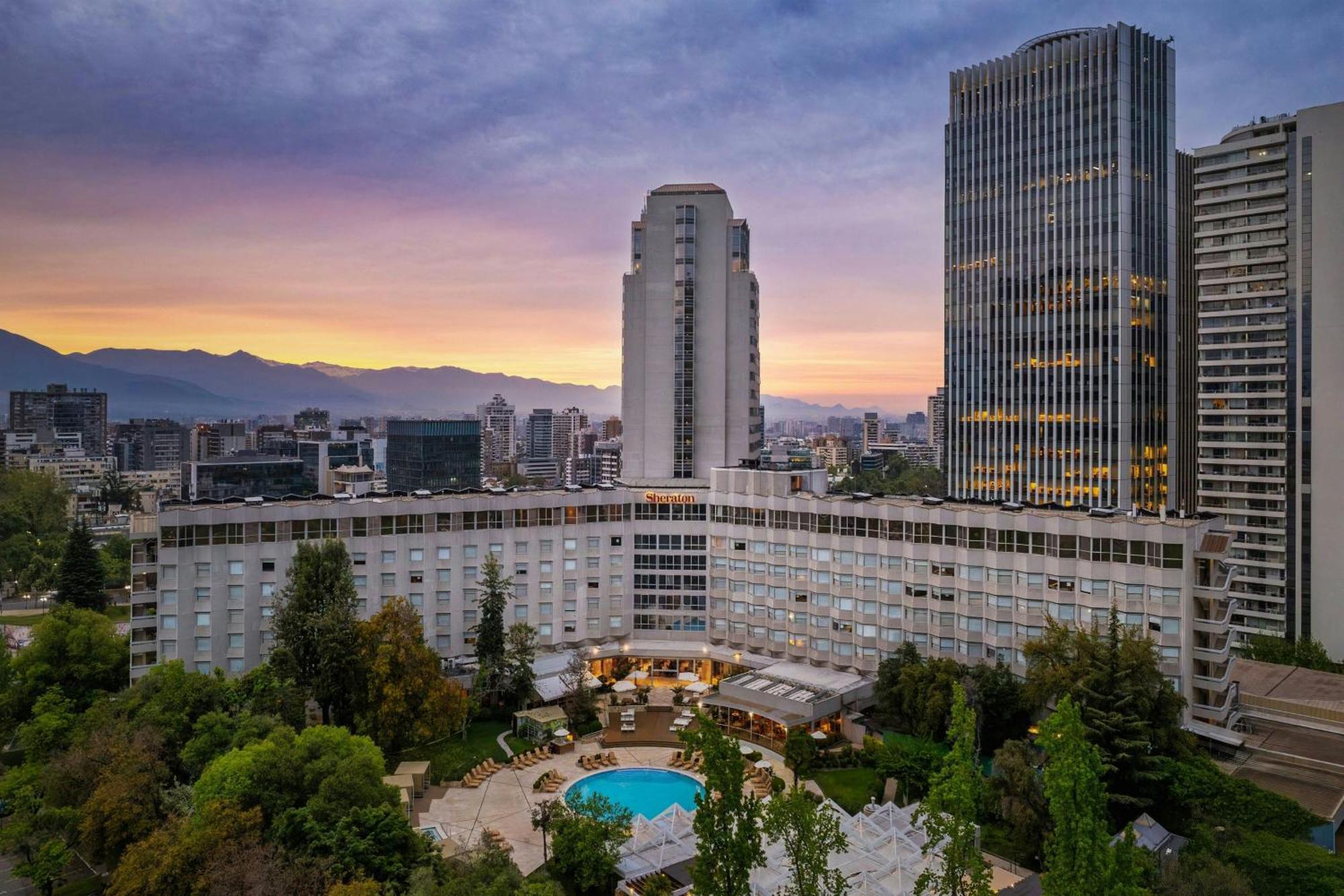 Sheraton Santiago Hotel & Convention Center Exterior photo The hotel in 2018